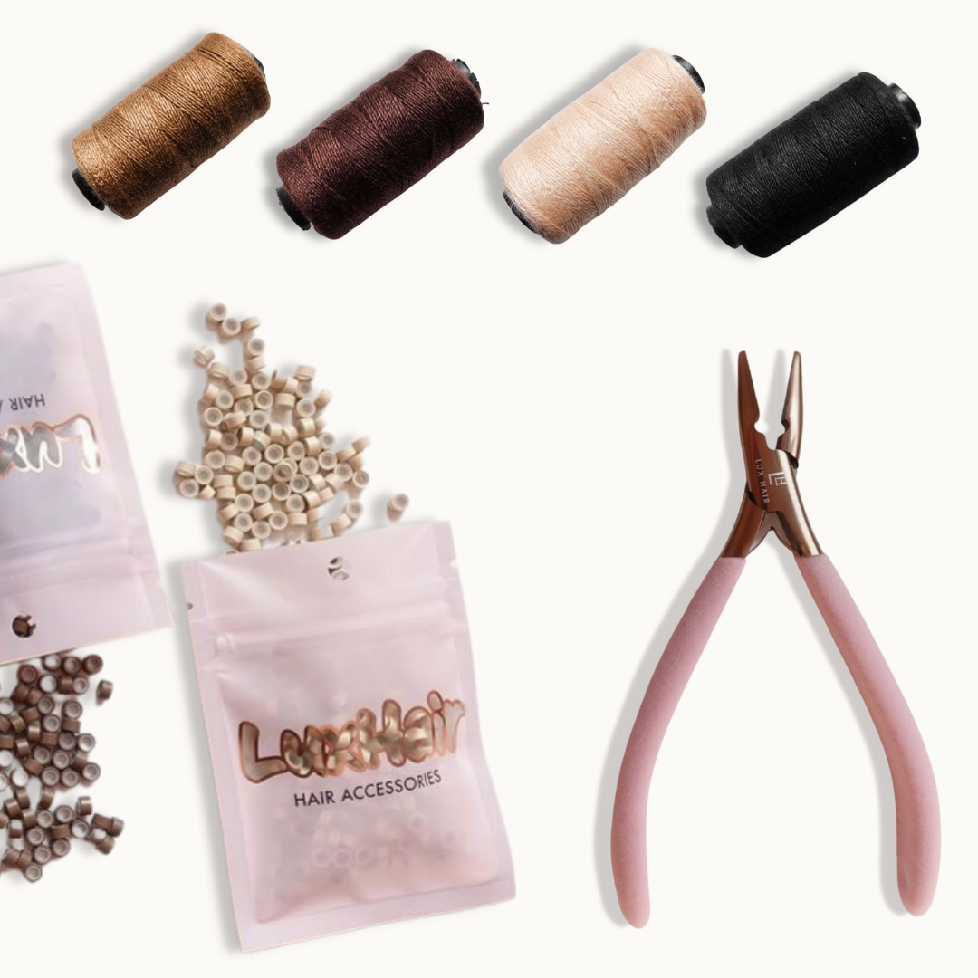 Lux Academy Hair Extensions Install Class.